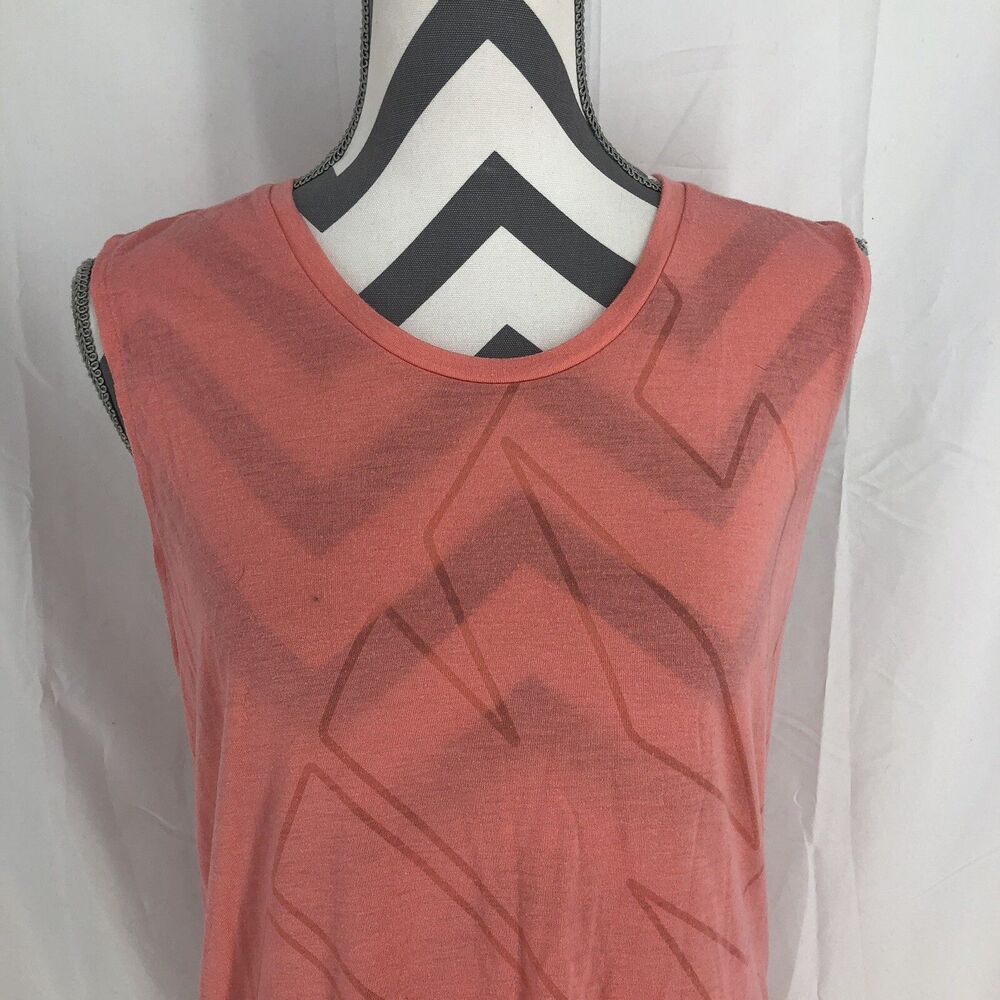 Nike Touch Club Side Tie Tank T Shirt Loose Spell Out 643264-654 Small Medium